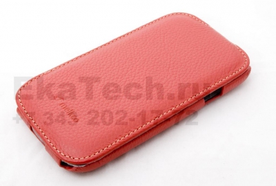 Чехол кожаный Melkco Jacka Type для Samsung Galaxy SIII I9300 красный