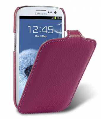 Чехол кожаный Melkco Jacka Type для Samsung Galaxy SIII I9300 фиолетовый