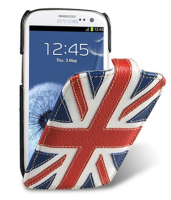 Чехол кожаный Melkco Jacka Type для Samsung Galaxy SIII I9300 флаг Великобритании