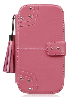 Чехол кожаный Zenus Prestige Bohemian F Diary для Samsung Galaxy SIII I9300 розовый