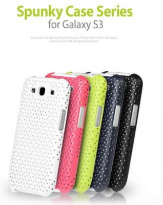 Чехол пластиковый Zenus Spunky для Samsung Galaxy SIII I9300 белый