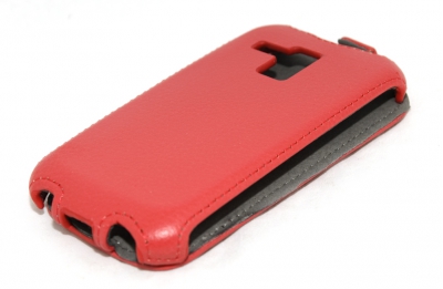 Чехол Kuboq J Flip Style для Samsung Galaxy SIII Mini I8190 красный