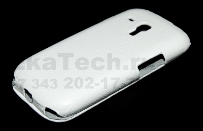 Чехол кожаный Melkco Jacka Type для Samsung Galaxy SIII Mini I8190 белый