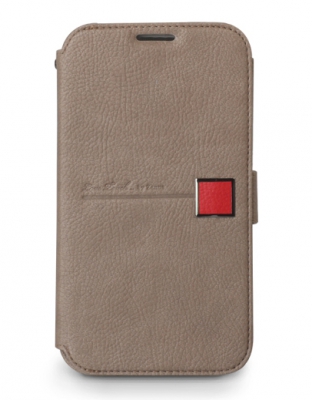 Чехол Zenus Masstige Color Point Diary для Samsung Galaxy Note 2 N7100 серый