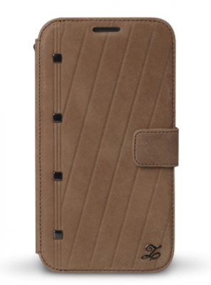 Чехол Zenus Prestige Neo Vintage Diary для Samsung Galaxy Note 2 N7100 коричневый