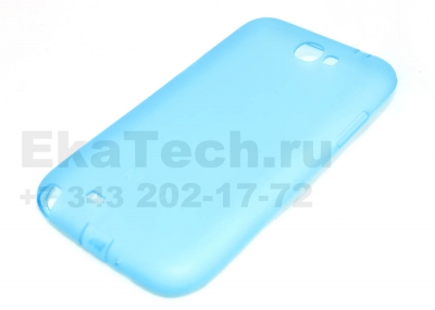 Чехол гелевый Kucipa для Samsung Galaxy Note 2 N7100 голубой