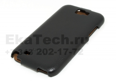 Чехол кожаный Kucipa для Samsung Galaxy Note 2 N7100 черный