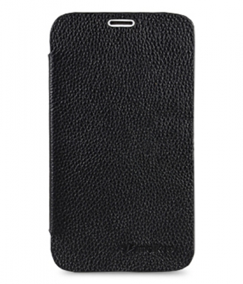 Чехол кожаный Melkco Face Cover Book Type для Samsung Galaxy Note 2 N7100 черный