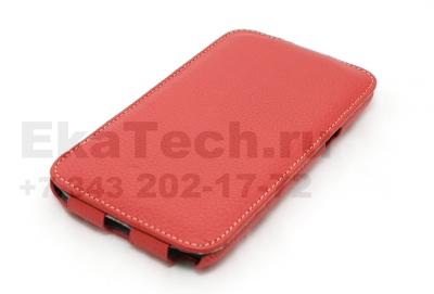 Чехол кожаный Melkco Jacka Type для Samsung Galaxy Note 2 N7100 красный