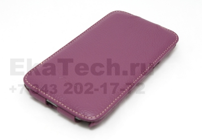 Чехол кожаный Melkco Jacka Type для Samsung Galaxy Note 2 N7100 фиолетовый