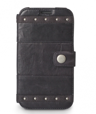 Чехол кожаный Zenus Prestige Bohemian M Diary для Samsung Galaxy Note 2 N7100 серый