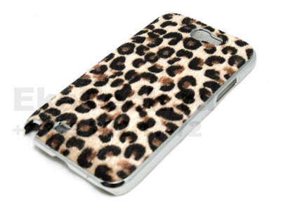 Чехол пластиковый JustinCase Leopard для Samsung Galaxy Note 2 N7100 бежевый