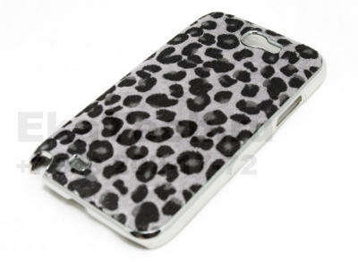 Чехол пластиковый JustinCase Leopard для Samsung Galaxy Note 2 N7100 серый