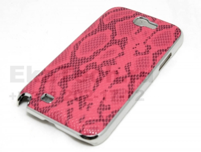 Чехол пластиковый JustinCase Snake для Samsung Galaxy Note 2 N7100 розовый