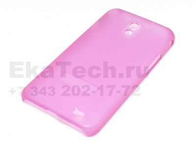 Чехол пластиковый JustinCase Thin Type для Samsung Galaxy S II HD E120 K фуксии