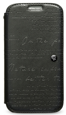 Чехол Zenus Masstige Lettering Diary для Samsung Galaxy S4 i9500 графитовый