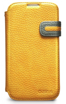 Чехол Zenus Masstige Modern Edge Diary для Samsung Galaxy S4 i9500 желтый