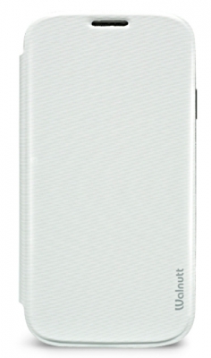 Чехол Zenus Wallnut Flip Jacket для Samsung Galaxy S4 i9500 белый