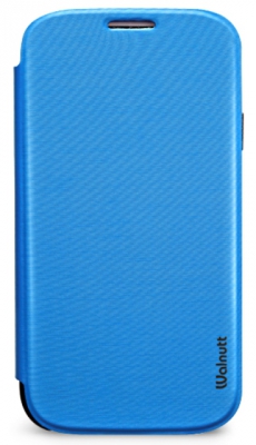 Чехол Zenus Wallnut Flip Jacket для Samsung Galaxy S4 i9500 синий