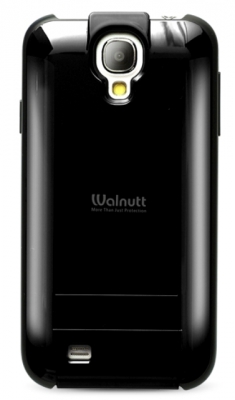 Чехол Zenus Wallnut Stand Jacket для Samsung Galaxy S4 i9500 черный