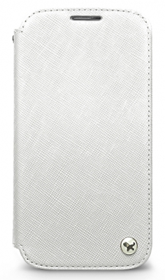 Чехол кожаный Zenus Prestige Minimal Diary для Samsung Galaxy S4 i9500 белый
