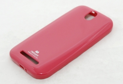 Чехол гелиевый Mercury Jelly для HTC One SV ярко-розовый