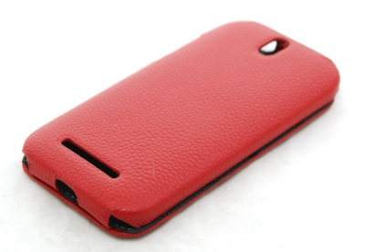 Чехол кожаный Melkco Jacka Type для HTC One SV красный