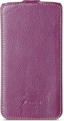 Чехол кожаный Melkco Jacka Type для HTC One mini 2 фиолетовый