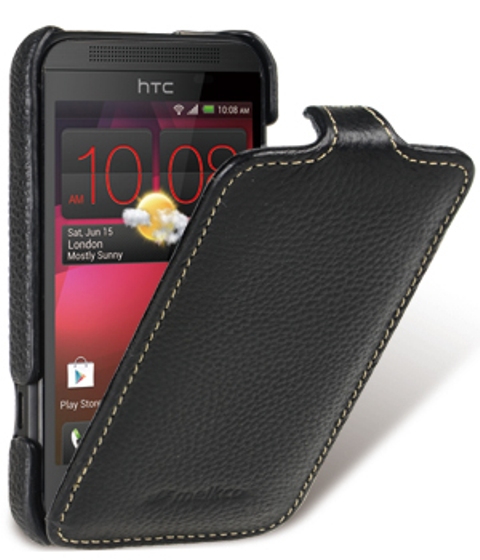 Чехол кожаный Melkco Jacka Type для HTC Desire 200 черный