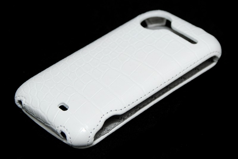 Чехол Armor для HTC Sensation белый крокодил