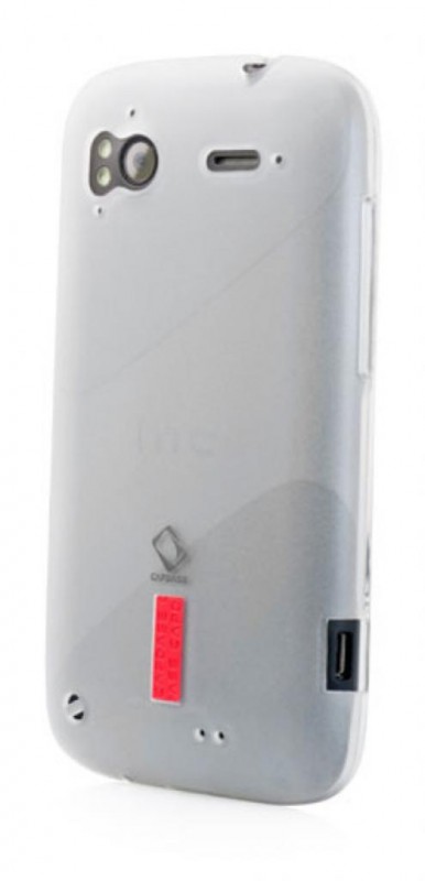 Чехол гелевый Capdase Soft Jacket Xpose SJHCZ710E-P202 для HTC Sensation белый