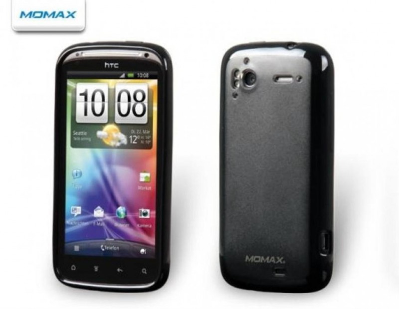 Чехол гелевый Momax для HTC Sensation черный