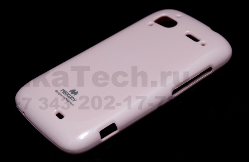 Чехол гелиевый Mercury Jelly для HTC Sensation светло-розовый