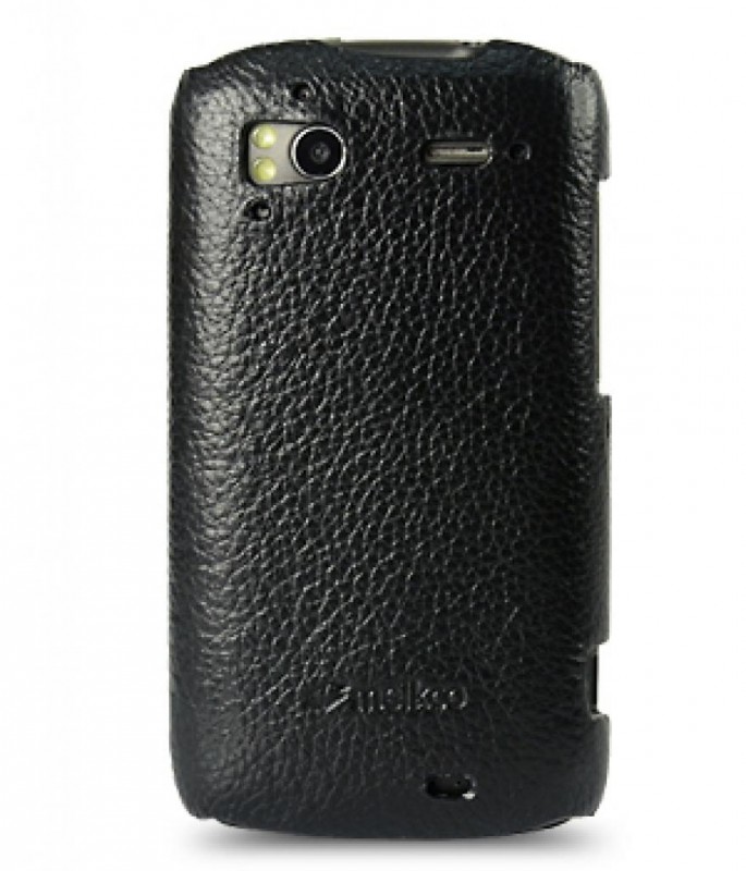 Чехол кожаный Melkco Snap для HTC Sensation черный