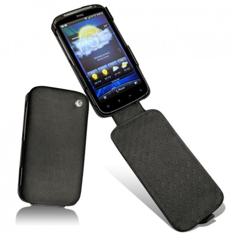 Чехол кожаный Noreve для HTC Sensation черный