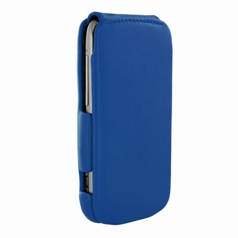 Чехол кожаный Piel Frama iMagnum для HTC Sensation синий