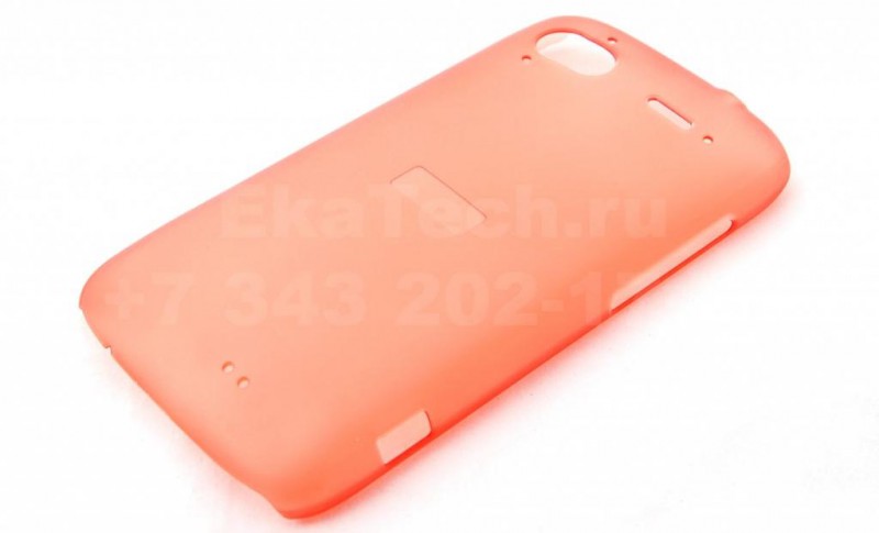 Чехол пластиковый JustinCase Thin Type для HTC Sensation красный