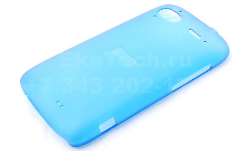 Чехол пластиковый JustinCase Thin Type для HTC Sensation синий
