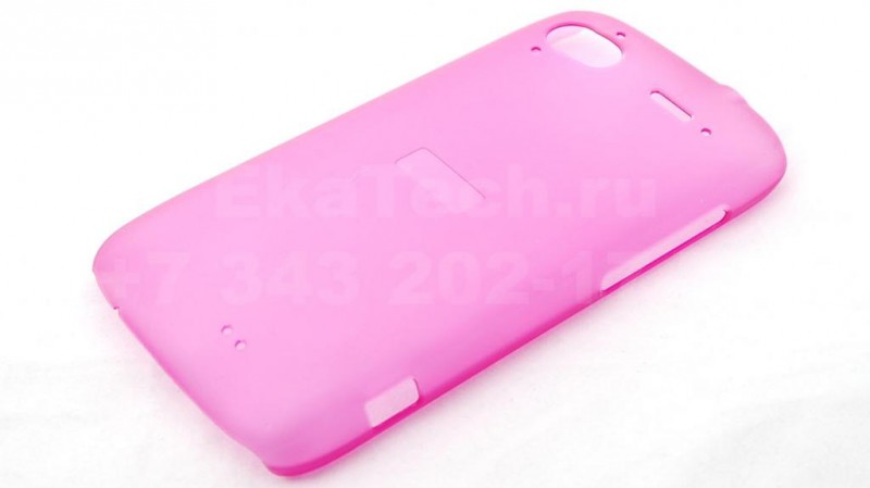 Чехол пластиковый JustinCase Thin Type для HTC Sensation фуксии