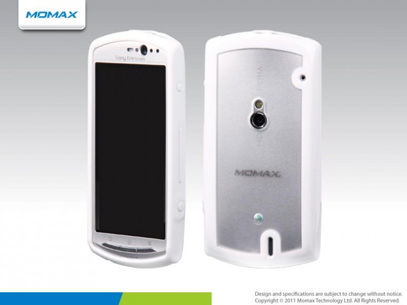 Чехол гелевый Momax iCase Pro для Sony Ericsson Xperia Neo белый