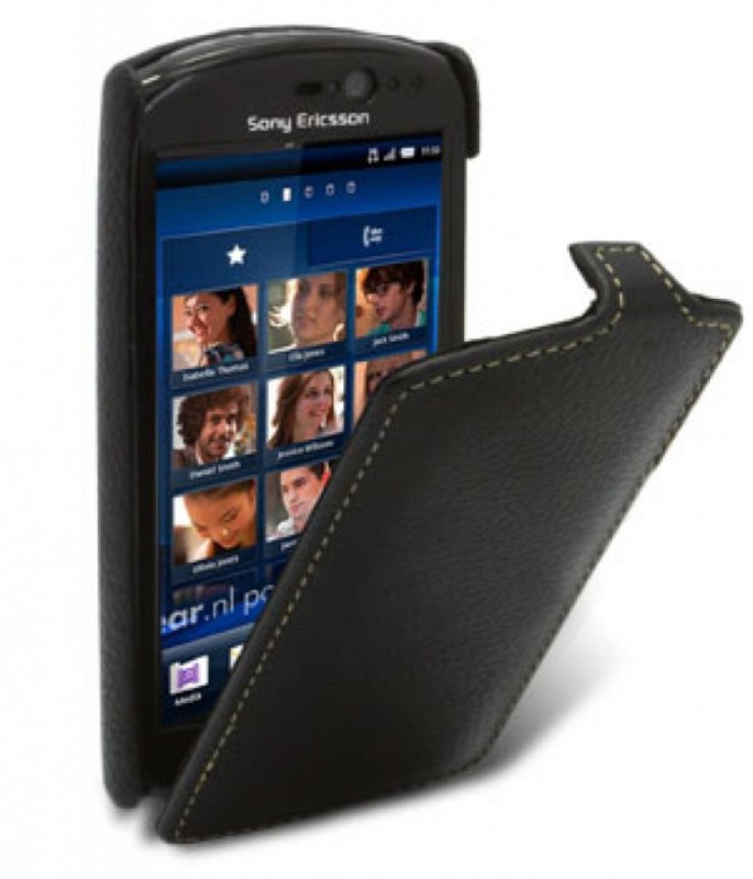 Чехол кожаный Melkco Jacka Type для Sony Ericsson Xperia Neo черный