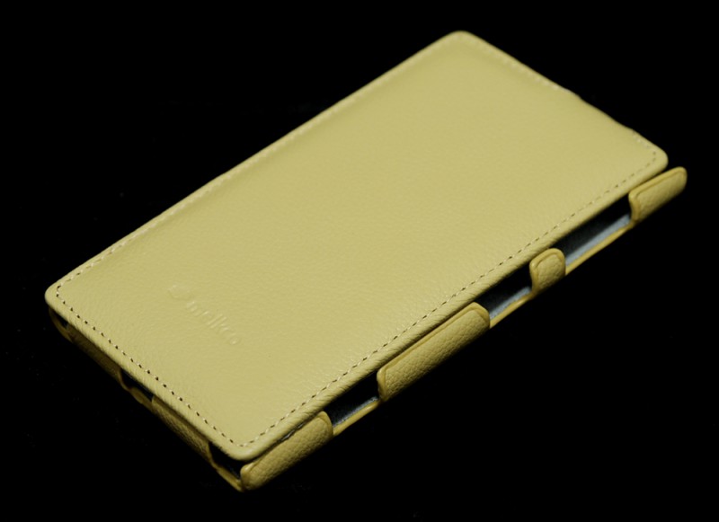 Чехол кожаный Melkco Jacka Type для Nokia Lumia 1020 желтый