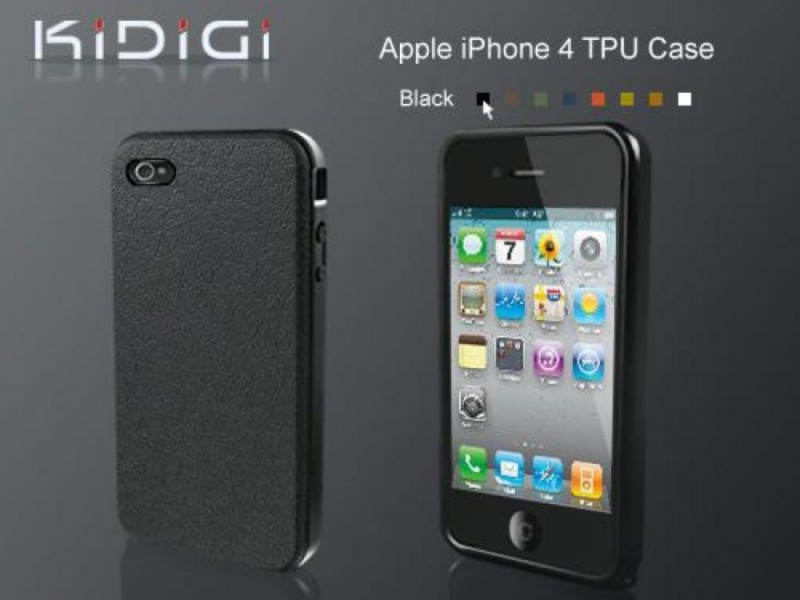 Чехол-бампер KiDiGi TC-IP4E для Apple iPhone 4 черный