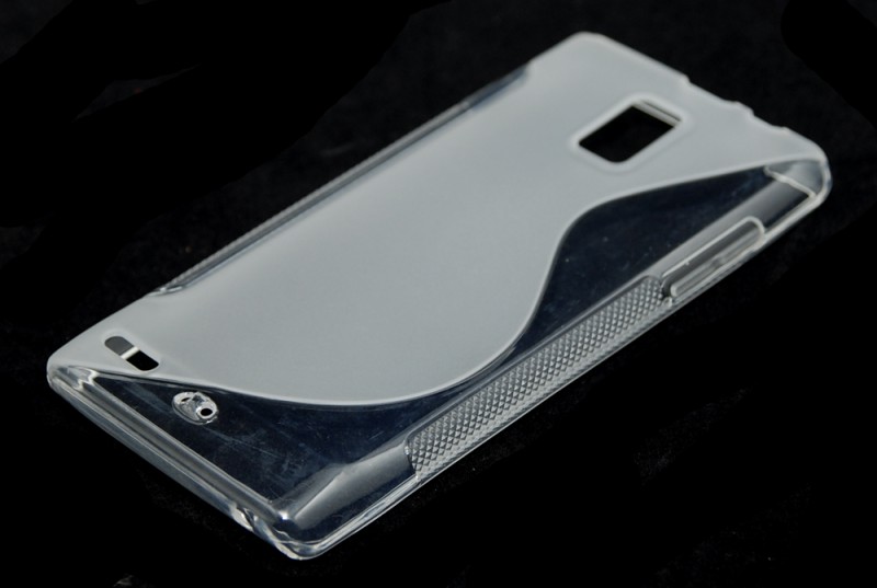 Чехол гелевый для Huawei Ascend P1 U9200 белый