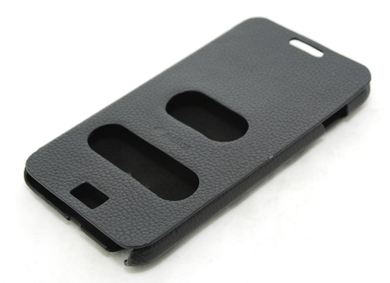 Чехол кожаный Melkco Face Cover ID Book Type для Samsung Galaxy Note N7000 черный