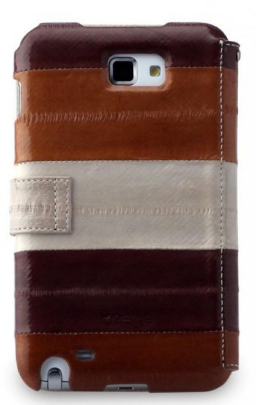 Чехол кожаный Zenus Prestige Eel Leather Diary для Samsung Galaxy Note N7000 мульти-коричневый