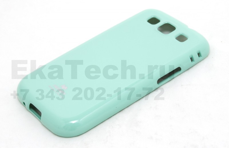Чехол гелиевый Mercury Jelly для Samsung Galaxy SIII I9300 мятный
