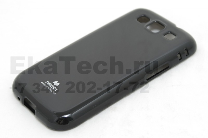 Чехол гелиевый Mercury Jelly для Samsung Galaxy SIII I9300 черный