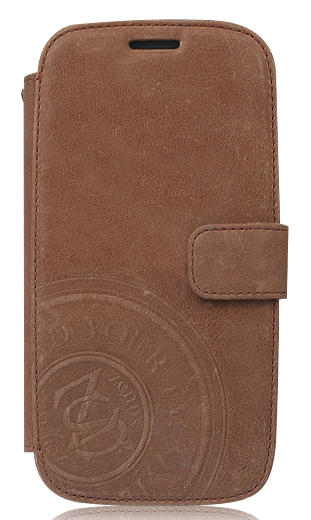 Чехол кожаный Zenus Prestige Vintage Diary для Samsung Galaxy SIII i9300 винтажно-коричневый