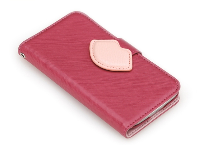 Чехол 8thdays Monroe Kiss Diary для Samsung Galaxy S4 i9500 ярко-розовый